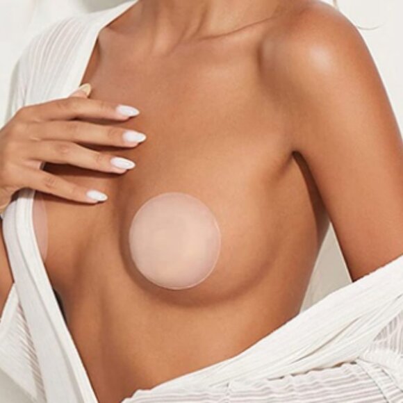 ADHESIVE SILICONE PASTIES WITH INFINITY EDGE - Picture 1 of 4